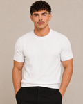 RIBBED KNIT TEE