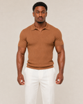 V-NECK KNIT POLO
